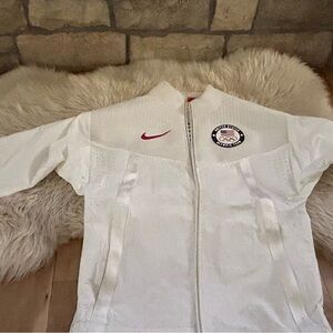 Nike Olympics Team USA White Jacket.